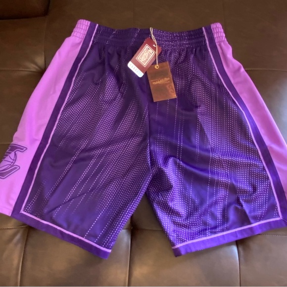 Lakers Mitchell and Ness shorts